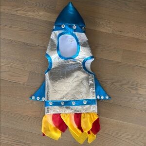 Kids Rocket Costume - Silver and Blue